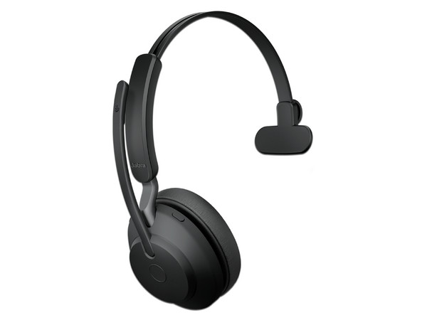 Audífonos Inalámbricos Jabra Evolve2 65 UC Stereo, Bluetooth, USB-C, Cable de 1.2 Metros, Color Negro.