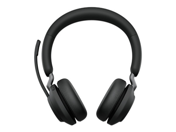 Audífonos con Micrófono Jabra Evolve2 65 MS Stereo, Bluetooth, USB-C, certificados para Microsoft Teams y Skype Empresarial. Color Negro.
