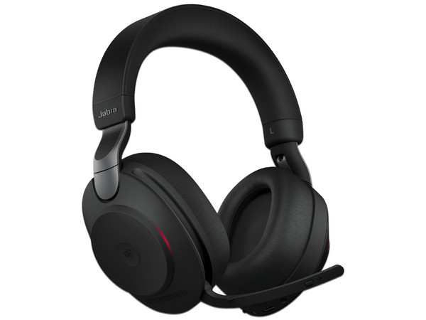 Diadema con micrófono Jabra Evolve2 80, USB, Bluetooth. Color Negro.