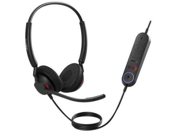 Audífonos con Micrófono Jabra Engage 40 Stereo, USB, Optimizado para Microsoft Teams, Color Negro.