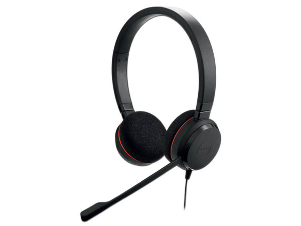 Audífonos Tipo Diadema Jabra Evolve 20m, Respuesta de Frecuencia 150 - 7000Hz, USB Tipo A y Tipo C, Color Negro.