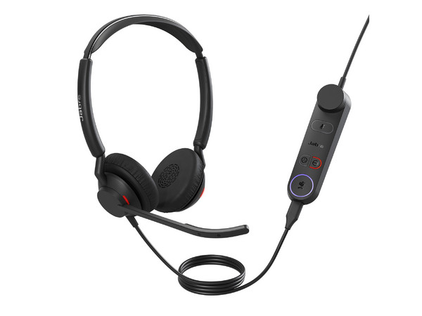 Audífonos Jabra Engage 50 II Link MS, Rango de Frecuencia de 50Hz a 20KHz, USB Tipo C/ Tipo A de 1.6m. Color Negro.