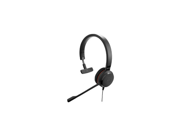 Diadema Jabra Evolve 30 II Stereo UC, USB C/A, Control de Llamadas, Color Negro.