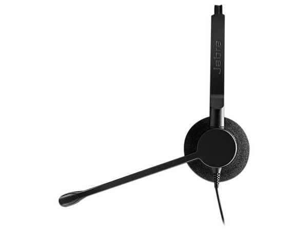 Audífonos de Diadema Monoaural Jabra Biz 2300, Conexión QD, Brazo Articulado, Cable Reforzado, Color Negro.