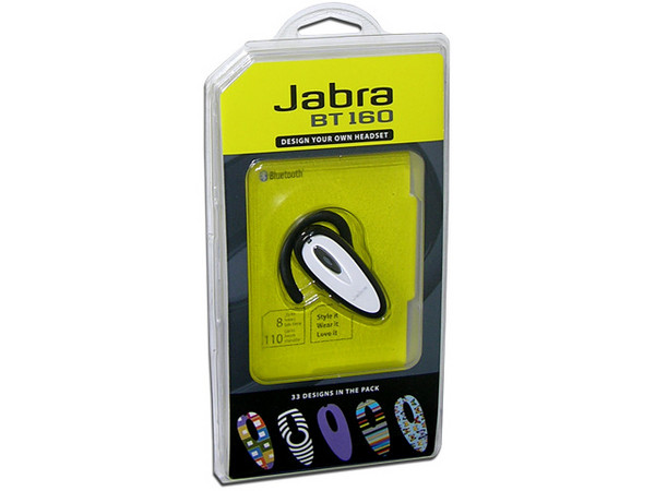 Auricular Manos Libres Bluetooth Jabra BT160 Incluye 33 Carcasas de Diferentes Estilos.