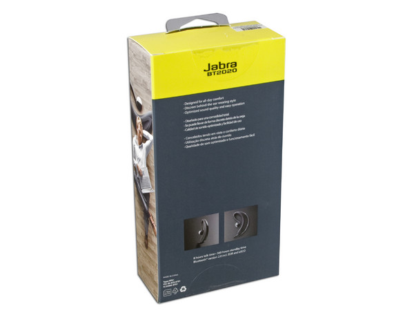 Auricular Manos Libres Bluetooth Jabra BT2020, Diseño innovador y aerodinámico