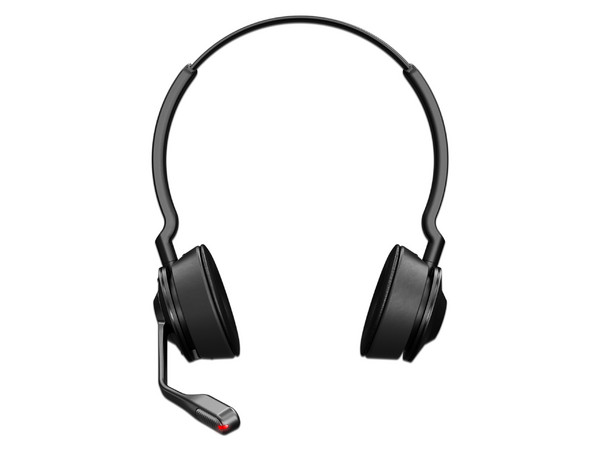 Audífonos con micrófono Jabra Engage 55 MS Stereo, Adaptador DECT USB-A, ANC. Color Negro.
