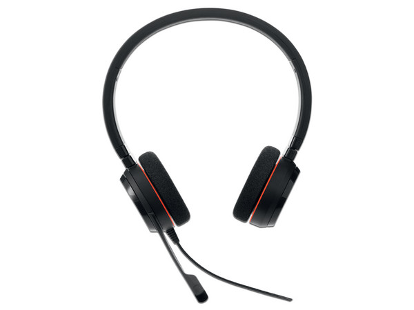 Audífonos con micrófono Jabra Evolve 20 Duo, USB. Color Negro.