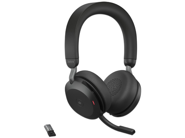 Audífonos Tipo Diadema con Micrófono Jabra Evolve2 75, Bluetooth, Respuesta de Frecuencia 20 - 20 kHz, Cancelación de ruido, Color Negro.