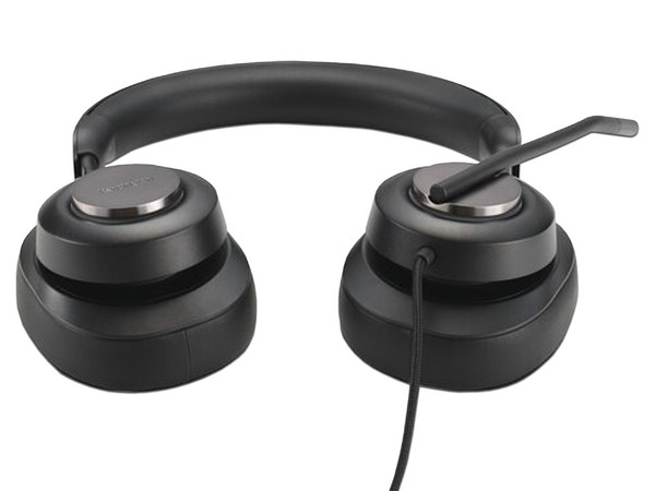 Audífonos tipo Diadema con Micrófonos Kensington H2000, Respuesta de frecuencia 20Hz-20kHz, USB-C. Color Negro.