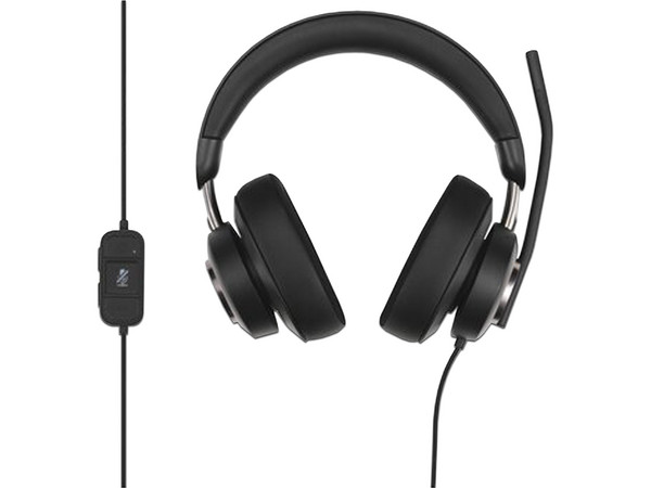 Audífonos tipo Diadema con Micrófonos Kensington H2000, Respuesta de frecuencia 20Hz-20kHz, USB-C. Color Negro.