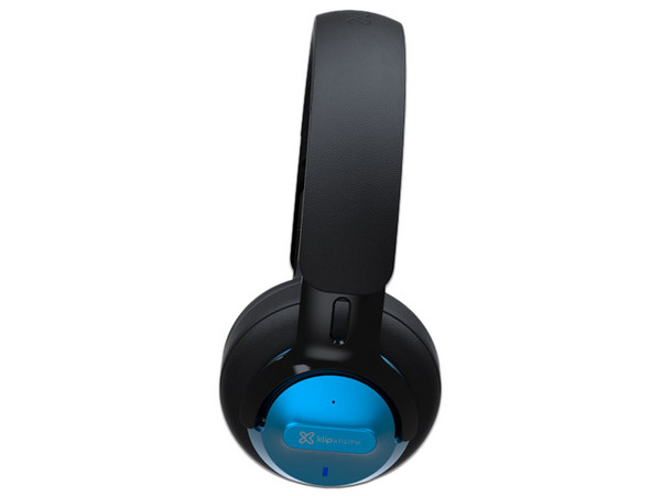 Audífonos Inalámbricos Tipo Diadema Klip Xtreme Hi-Fi, Respuesta de Frecuencia 20 Hz - 20kHz, Micrófono Integrado, Bluetooth, Cancelación ANC. Color Azul.