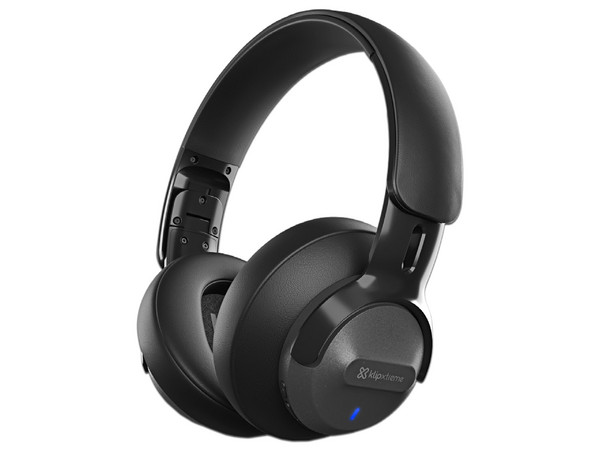 Audífonos Inalámbricos Tipo Diadema Klip Xtreme Hi-Fi, Respuesta de Frecuencia 20 Hz - 20kHz, Micrófono Integrado, Bluetooth, Cancelación ANC. Color Gris.