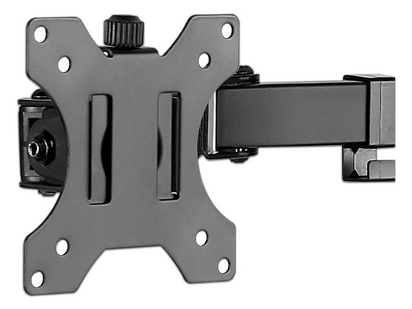Soporte VESA Klip Xtreme con brazos articulados para 2 Pantallas de 13 a 32 Pulgadas.