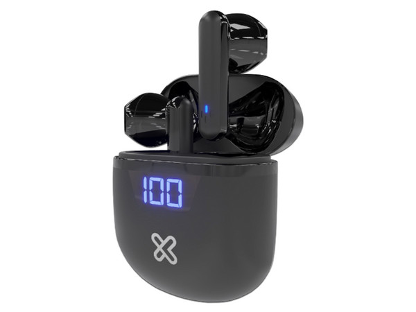 Audífonos Inalámbricos Klip Xtreme Touchbuds KTE-006BK, Bluetooth, Respuesta de 20-20kHz, TWS. Color Negro.