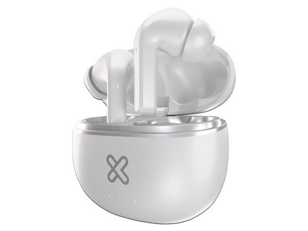Audífonos Klip Xtreme EdgebudsPro KTE-750WH, Inalámbricos, con Estuche de Carga, Bluetooth 5.3, Color Blanco.
