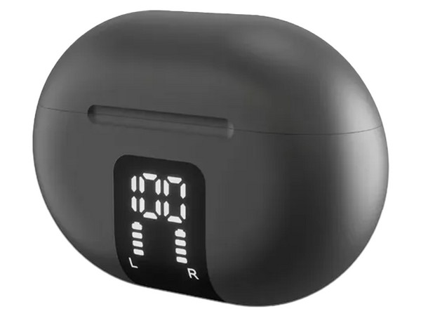 Audífonos Inalámbricos Klip Xtreme EdgeBuds, Con Estuche de Carga, Respuesta de Frecuencia 20Hz - 20kHz, Bluetooth. Color Gris.