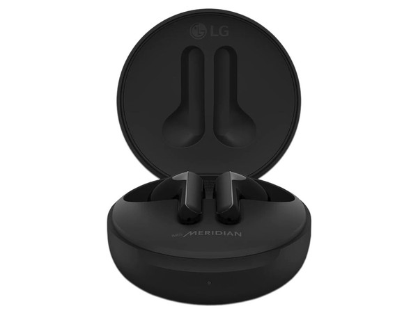 Audífonos LG Inalámbricos FN5W, con Estuche de Carga, Bluetooth 5.0. Color Negro.