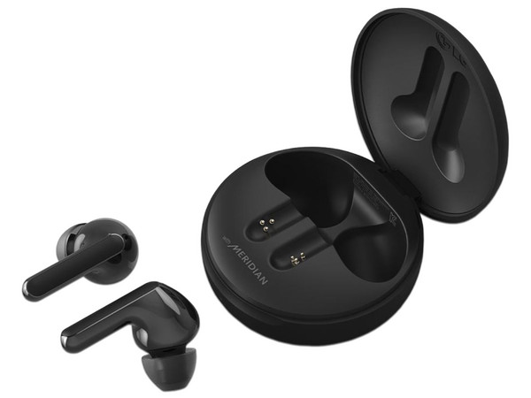 Audífonos LG Inalámbricos FN5W, con Estuche de Carga, Bluetooth 5.0. Color Negro.
