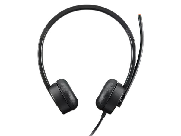 Audífonos tipo diadema Lenovo con Micrófono, Respuesta de Frecuencia 20-20,000 Hz. Color Negro.