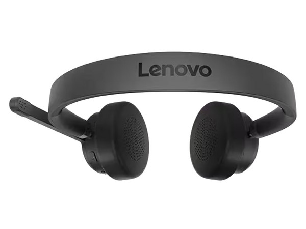 Audífonos Tipo Diadema Lenovo Wireless Stereo, Respuesta de Frecuencia 20Hz - 20kHz, Bluetooth, Color Negro.