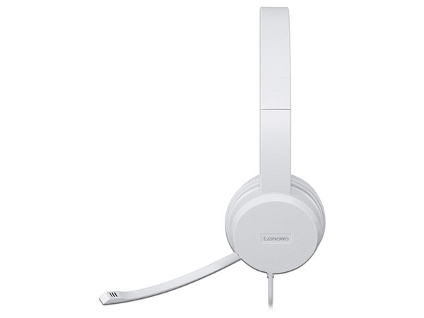 Audífonos con Micrófono Lenovo 110, Respuesta de Frecuencia 20Hz - 20kHz, Cable de 1.8m, USB TIpo A. Color Gris.