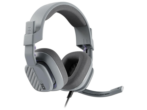 Audífonos Gamer Logitech con micrófono Astro A10, 3.5mm. Color Gris.