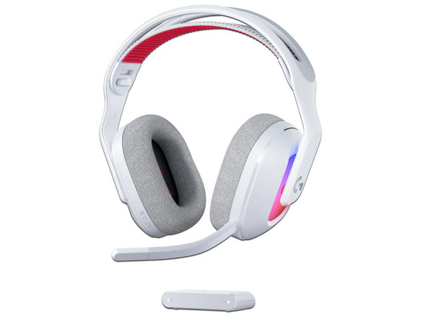 Audífonos Gamer Logitech Astro A20 X con Micrófono, iluminación RGB, Inalámbrico USB, Color Blanco.