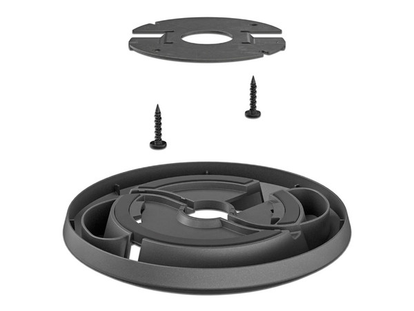 Base para Micrófono Logitech Rally Mic Pod Mount 952-000002. Color Negro.
