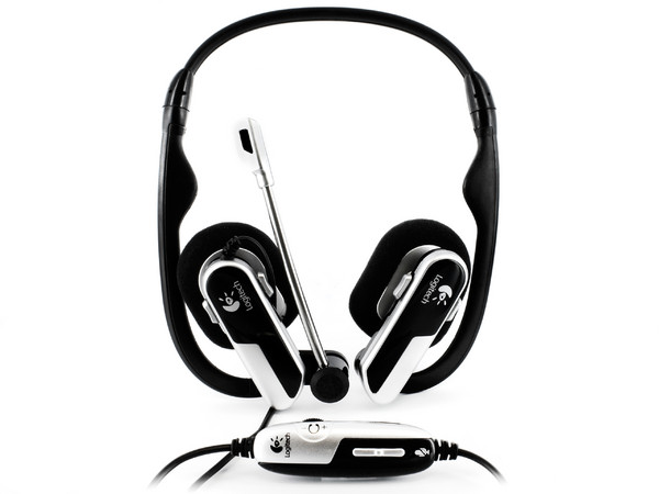 Audífonos con Micrófono Logitech Premium con Adaptador USB/Analógico