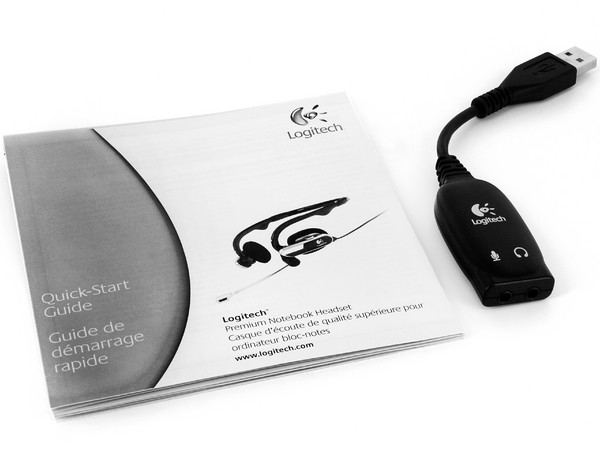 Audífonos con Micrófono Logitech Premium con Adaptador USB/Analógico
