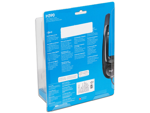 Audífonos con Micrófono Logitech H390, USB.