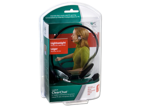 Audífonos Logitech ClearChat con Micrófono