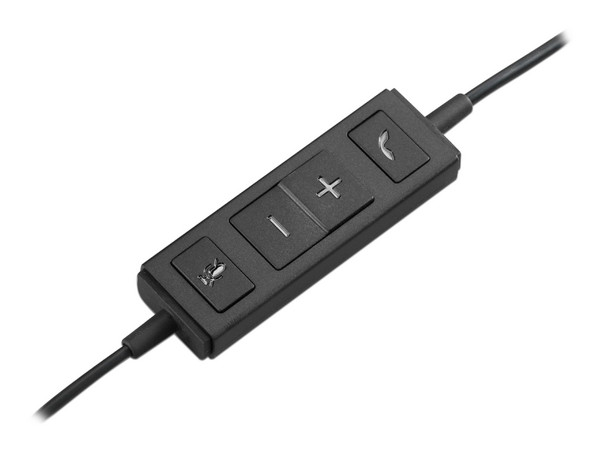 Diadema Logitech H570E con micrófono y control de volumen, USB.