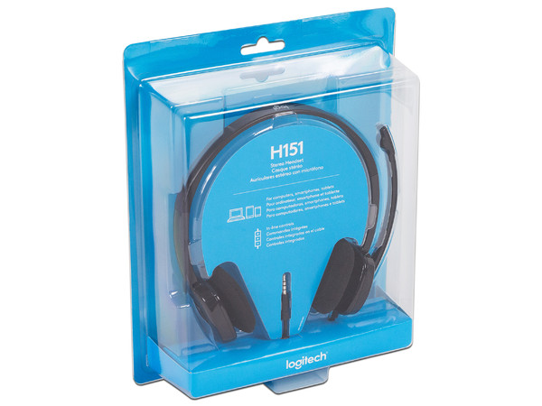 Audífonos Estéreo con Micrófono Logitech H151.