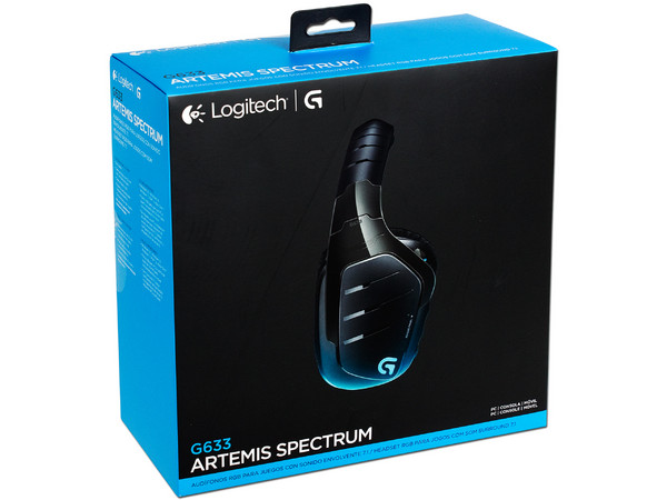 Audífonos con Micrófono Logitech G633 Artemis Spectrum con tecnología Dolby sonido envolvente 7.1, 3.5 mm/USB.