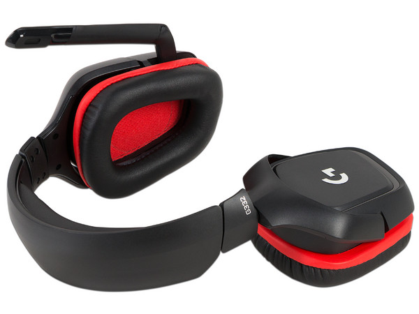 Audífonos con micrófono Logitech G332, Respuesta de frecuencia 20Hz-20000Hz, 3.5mm. Color Negro/Rojo.