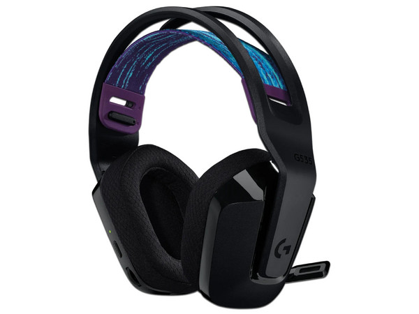 Audífonos Gamer Inalámbricos Logitech G535 LightSpeed, Iluminación RGB, USB. Color Negro.