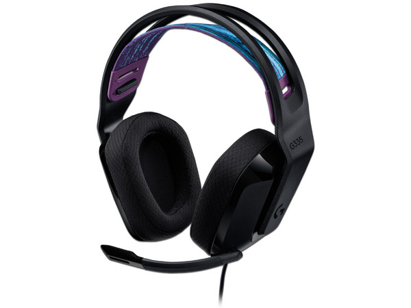 Audífonos Gamer con micrófono Logitech G335, 3.5mm. Color Negro.