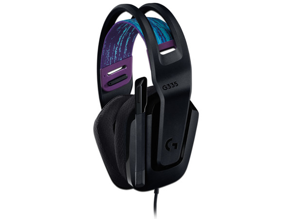 Audífonos Gamer con micrófono Logitech G335, 3.5mm. Color Negro.