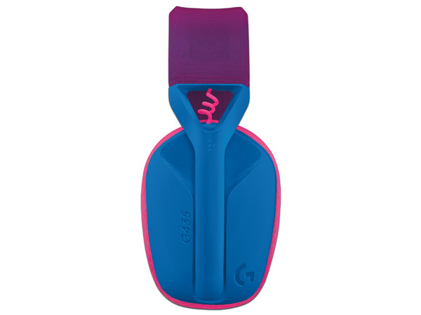 Audífonos inalámbricos con micrófono Gamer Logitech G435 LightSpeed, Receptor USB, Bluetooth. Color Azul.