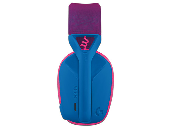Audífonos inalámbricos con micrófono Gamer Logitech G435 LightSpeed, Receptor USB, Bluetooth. Color Azul.
