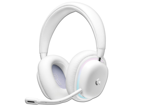 Audífonos Gamer con micrófono Logitech G735 RGB, Bluetooth. Color blanco.