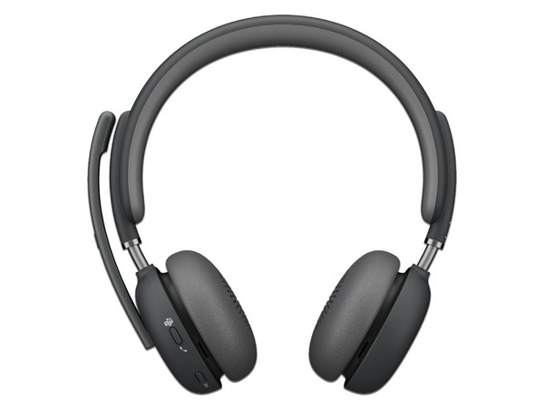 Audífonos Inalámbricos tipo Diadema Logitech Zone Wireless 2 Teams version, Cancelación de ruido activa, Bluetooth 5.3, Receptor USB-C con adaptador USB. Color Negro.