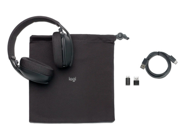 Audífonos Inalámbricos tipo Diadema con Micrófono Logitech Vibe Zone UC, Respuesta de frecuencia 20-20000Hz, Bluetooth, Incluye adaptador Bluetooth USB-C.