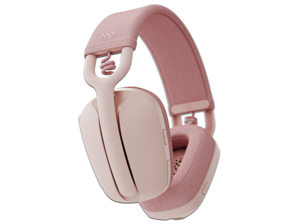 Audífonos con Micrófono Logitech Zone Vibe 100, respuesta de frecuencia 20Hz-2000Hz, Bluetooth. Color Rosa