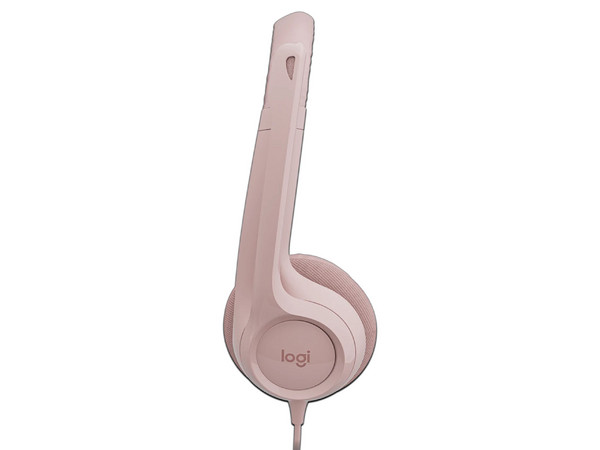 Audífonos con Micrófono Logitech H390, Respuesta de Frecuencia 20-20000Hz, USB. Color Rosa.