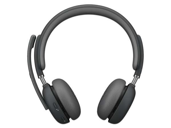 Audífonos Inalámbricos tipo Diadema Logitech Zone Wireless 2 UC Version, Cancelación de ruido activa, Bluetooth 5.2, Receptor USB-C con adaptador USB. Color Negro.