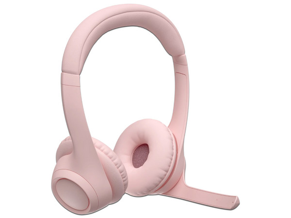 Audífonos Tipo Diadema Logitech Zone 300, Con Micrófono, Respuesta de Frecuencia 50Hz - 20kHz, Bluetooth, Color Rosa.