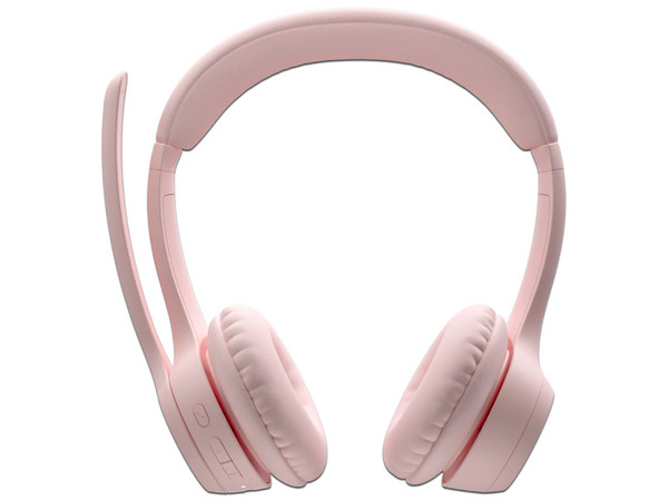 Audífonos Tipo Diadema Logitech Zone 300, Con Micrófono, Respuesta de Frecuencia 50Hz - 20kHz, Bluetooth, Color Rosa.